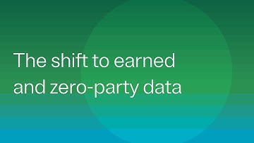 How to shift to earned & zero-party data for privacy-first marketing