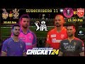 Rajasthan royals vs punjab kings gameplay live  rr vs pbks cricket24 live gameplay