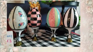Easter eggs hand painted