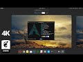 Gnome 40 arch linux on 4k display