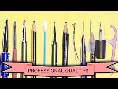 DIY MAKE YOUR OWN NAIL ART TOOLS - PROFESSIONAL QUALITY FULL