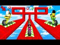 Shinchan and franklin tried the impossible loop puzzle tube parkour challenge gta 5