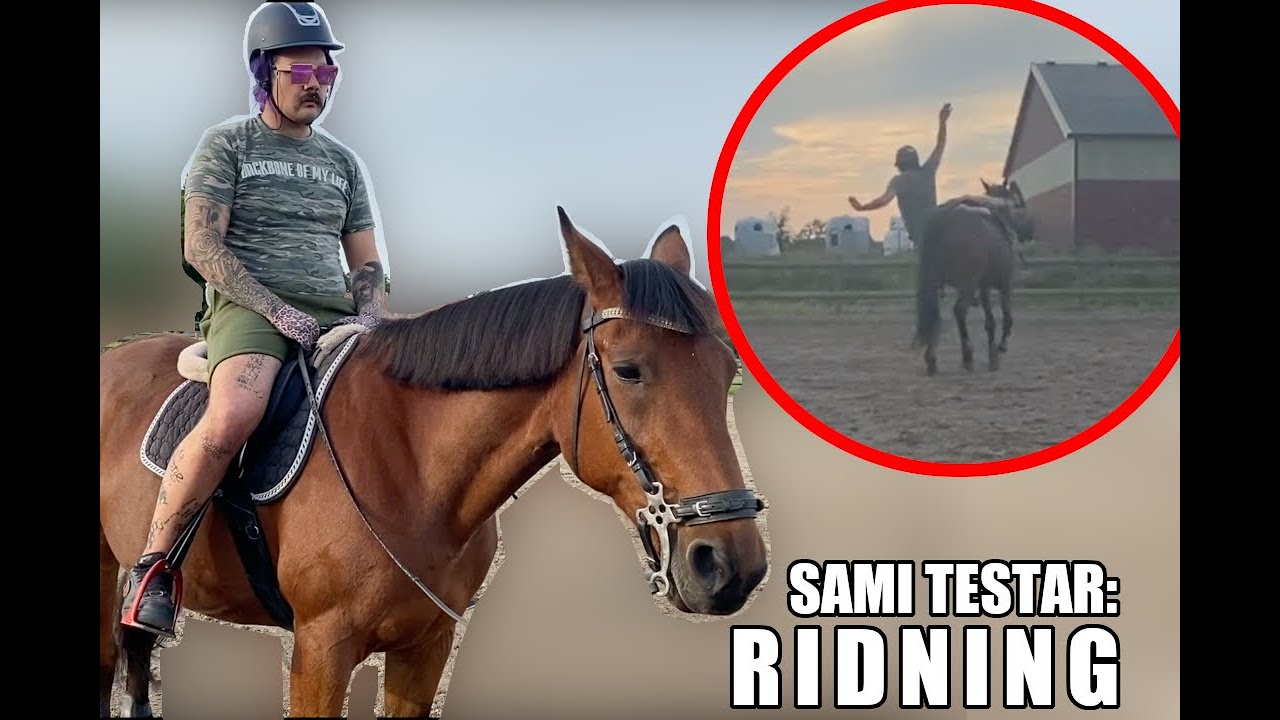 Vlogg 8: Jag provar att rida!!