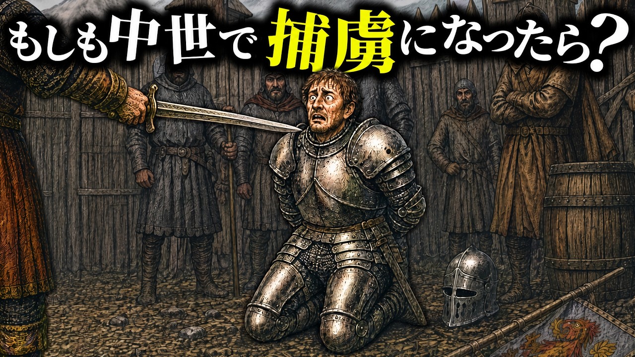 中世ヨーロッパで捕虜になると、どのような運命が待っているのか？【歴史解説】