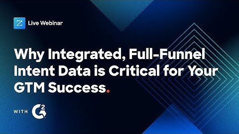How Intent Data Drives 3X More Sales: ZoomInfo & G2 Share Proven Strategies