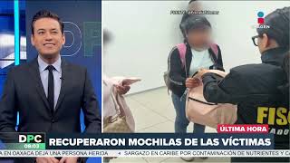 Asalto a combi: cae uno de los ladrones y recuperan mochilas de las víctimas