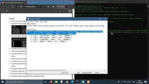 MEMBUAT DATABASE DENGAN FUNGSI AGREGAT DI MARIADB