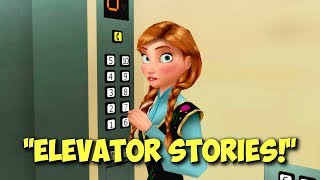 Mmd Frozen 2 Elevator Stories Anna Kristoff Hans Sven Jack Frost Funny Animated Cartoon Ii Disney