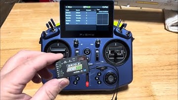 Setting up gyro stabilization in an FrSky SR10+ and X20S using Ethos