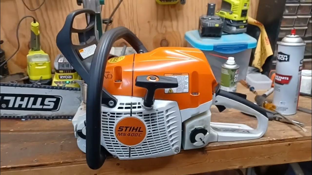 New Chainsaw for 2025 / Stihl 400.1 YouTube
