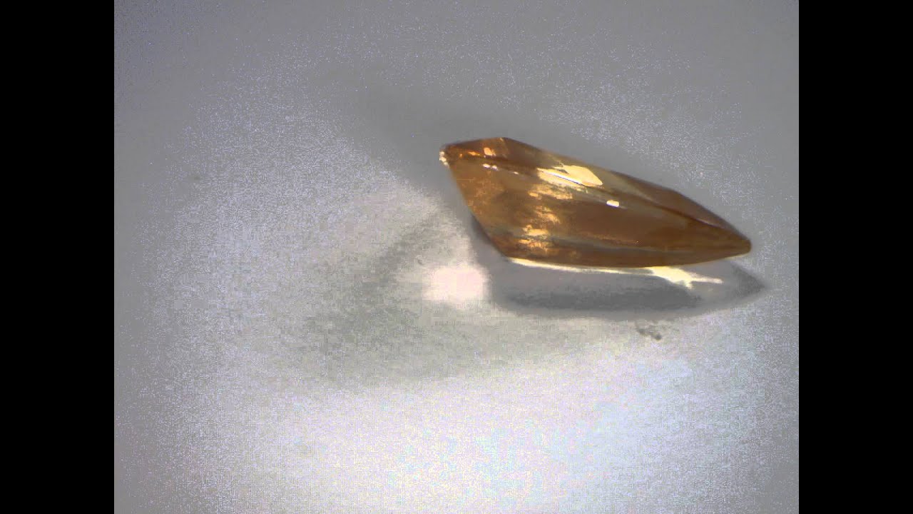 Oregon Sunstone with copper shiller 14.8 x 9.9 x 5.1 mm 3.59 carat ...