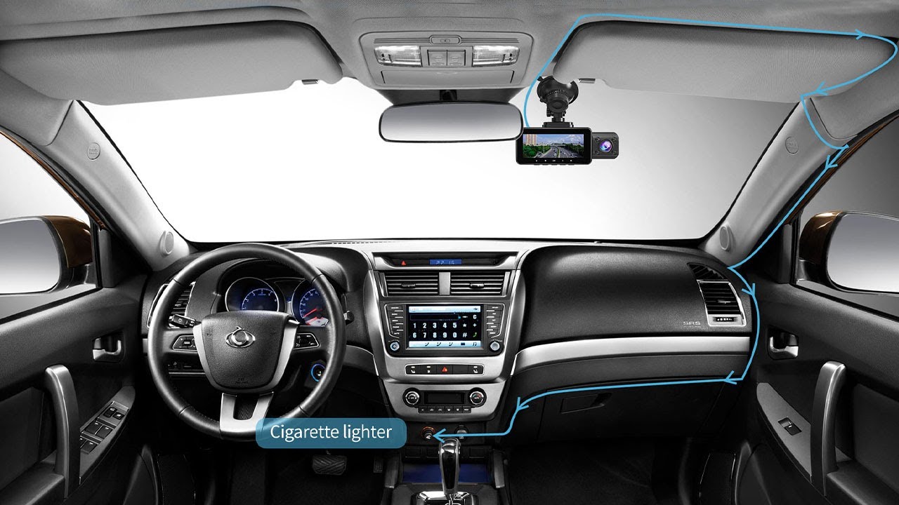 Lanmodo D1 3-Channel 4K Dash Camera