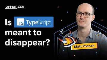 Is TypeScript meant to disappear? Ft Matt Pocock