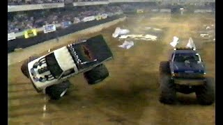 1988 TNT MONSTER TRUCK CHALLENGE LOUISVILLE KENTUCKY, USA-1 ROLLOVER!