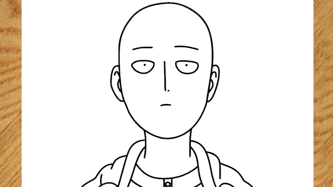 Como dibujar a saitama