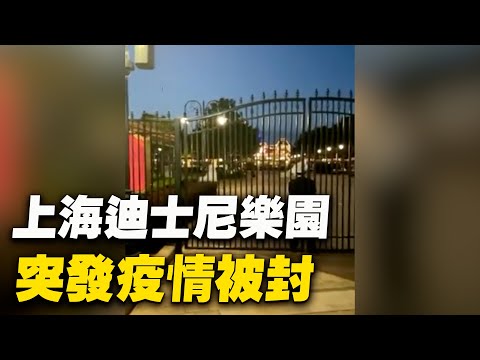 突发：10月31日，上海迪士尼乐园突发疫情被封。停止游客进入，里面人不许出来，所有游客要在出口处接受核酸检测，相隔24小时后再做核酸检测，待两次核酸检测阴性后，后续12天自主健康监测