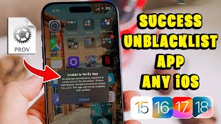 Fix Blacklist App on Any iOS : Unable to Verify Certificate iPhone & iPad screenshot 2