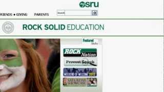 Faculty Student Information - MySRU Video Tutorial