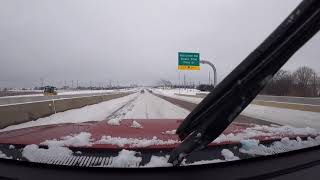 Dallas Winter Storm TX 121 Sam Rayburn Tollway