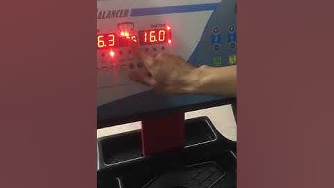 Hướng dẫn cân bằng lốp  larang bằng máy cân bằng laze TC2000E