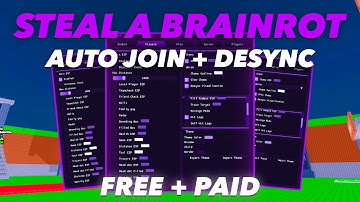 STEAL A BRAINROT Auto Joinerl *FREE  + PAID* (DESYNC) (ANTI-HIT) (BRAINROT ESP) OP & UNDETECTED!!!