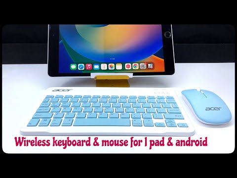 Wireless Keyboard & Mouse Kit For Ipad & Android