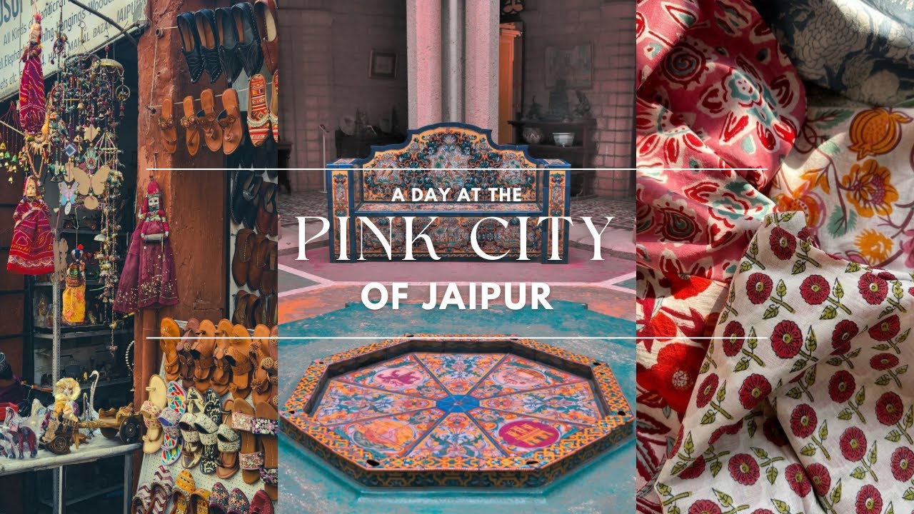 Jaipur Trip Vlog | Fabric Search, Bapu Bazaar Night & Food 🌸💕