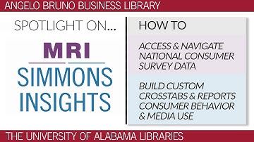 Generate Custom Reports in Simmons Insights