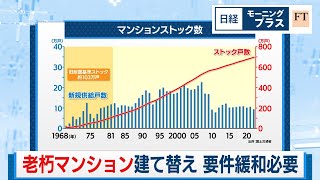 老朽マンション建て替え 一層の要件緩和必要【日経モープラFT】（2024年3月1日）