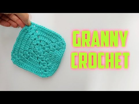 Granny Crochet - Aprende a realizar Granny en Crochet paso a paso ❤ @TejidosKatyta