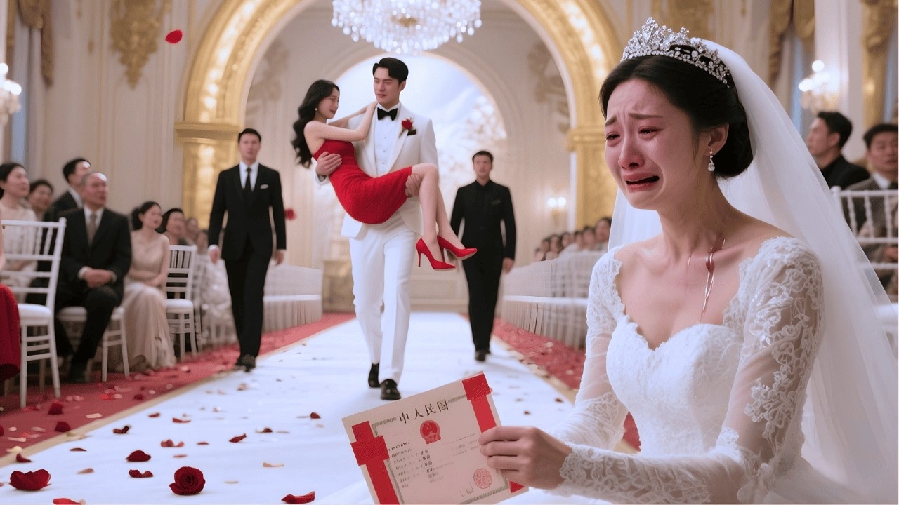 La amante fingió enfermar; él la abandonó en boda para ir con ella.Ella se fue y se casó un CEO rico