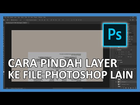 Cara Memindahkan atau Copy Layer Photoshop ke File Lain