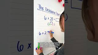 Distributive Property Anchor Chart & Interactive Notes! #teacherlife #schoolmath