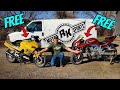 Picking up 2 FREE Motorcycles