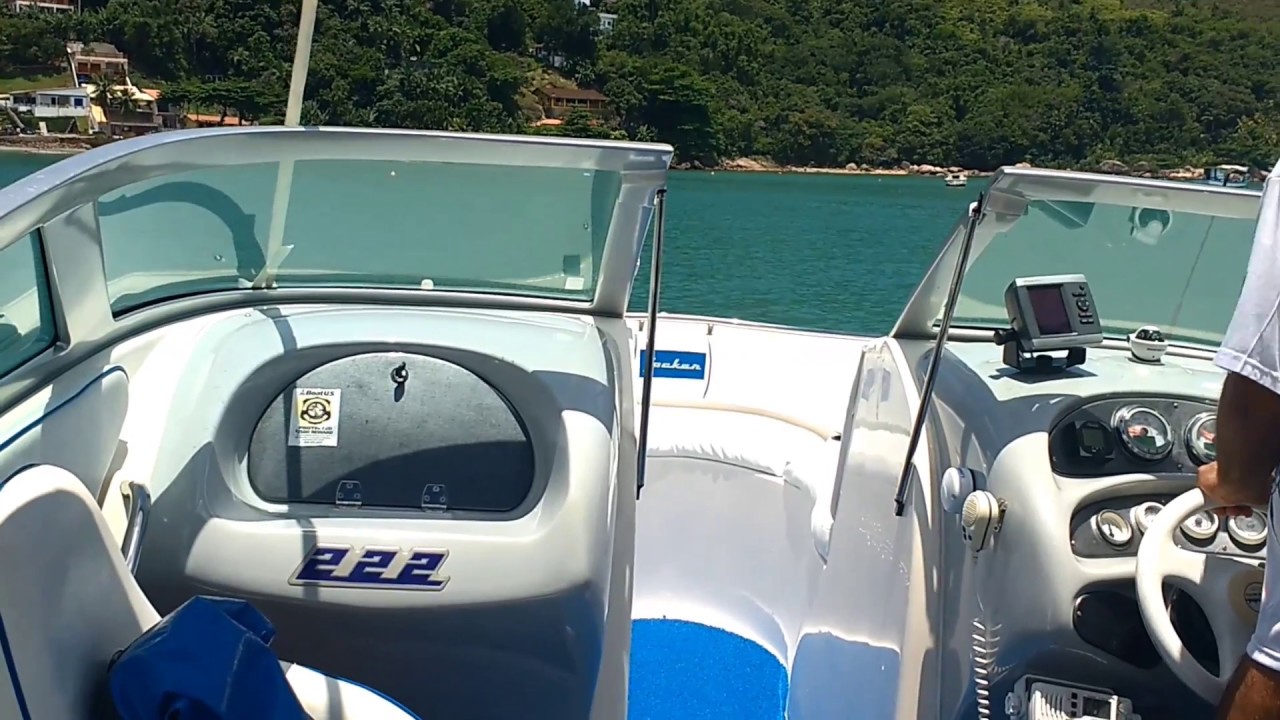 ⁣Angatu Ubatuba - Passeio na Lancha Focker 222