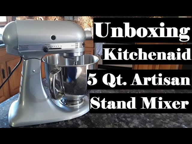 KitchenAid 5 Quart Artisan Stand Mixer - Metallic Chrome