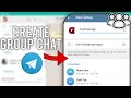 How to Create a GROUP CHAT in TELEGRAM - Easy Step by step Guide