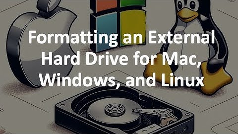 Formatting an External Hard Drive for Mac, Windows, and Linux on a Mac (NTFS and APFS to ExFAT)