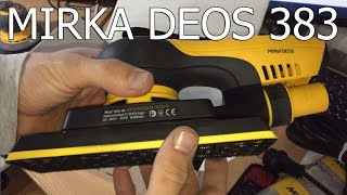 Mirka Deos 383CV Обзор шлифовальной машинки