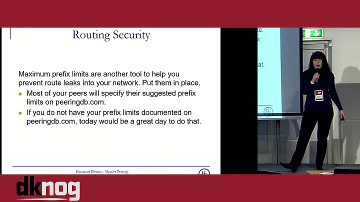 DKNOG9: Susan Forney - Peering Security