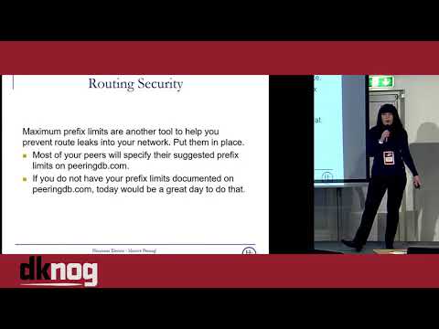 DKNOG9: Susan Forney - Peering Security