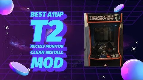 Get The Best Arcade 1 Up T2 Recess Monitor Clean Install Mod
