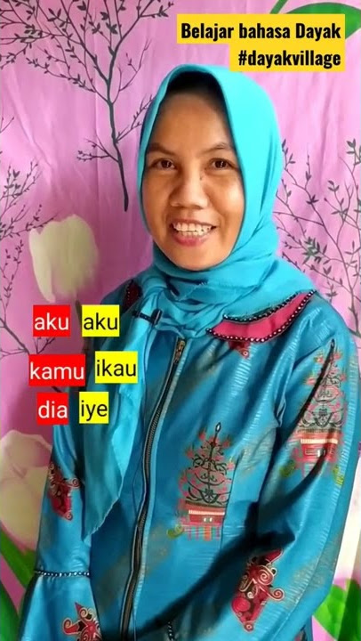 Belajar bahasa Dayak Ngaju sehari-hari edisi kata ganti orang PART 4 #shorts #dayak #dayakvillage