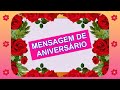 Mensagem de Aniversário ❣️ Texto Curto de Aniversário Birthday Message Birthday Short Text