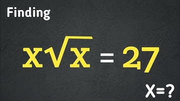 Hardest Math | Math Olympiad Problem | How to Find X in this Problem |