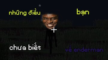 NHỮNG ĐIỀU BẠN CHƯA BIẾT VỀ ENDERMAN TRONG MINECRAFT