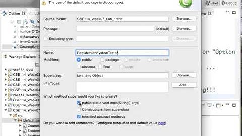 CSE114 Lab 20151012 Student Registration System