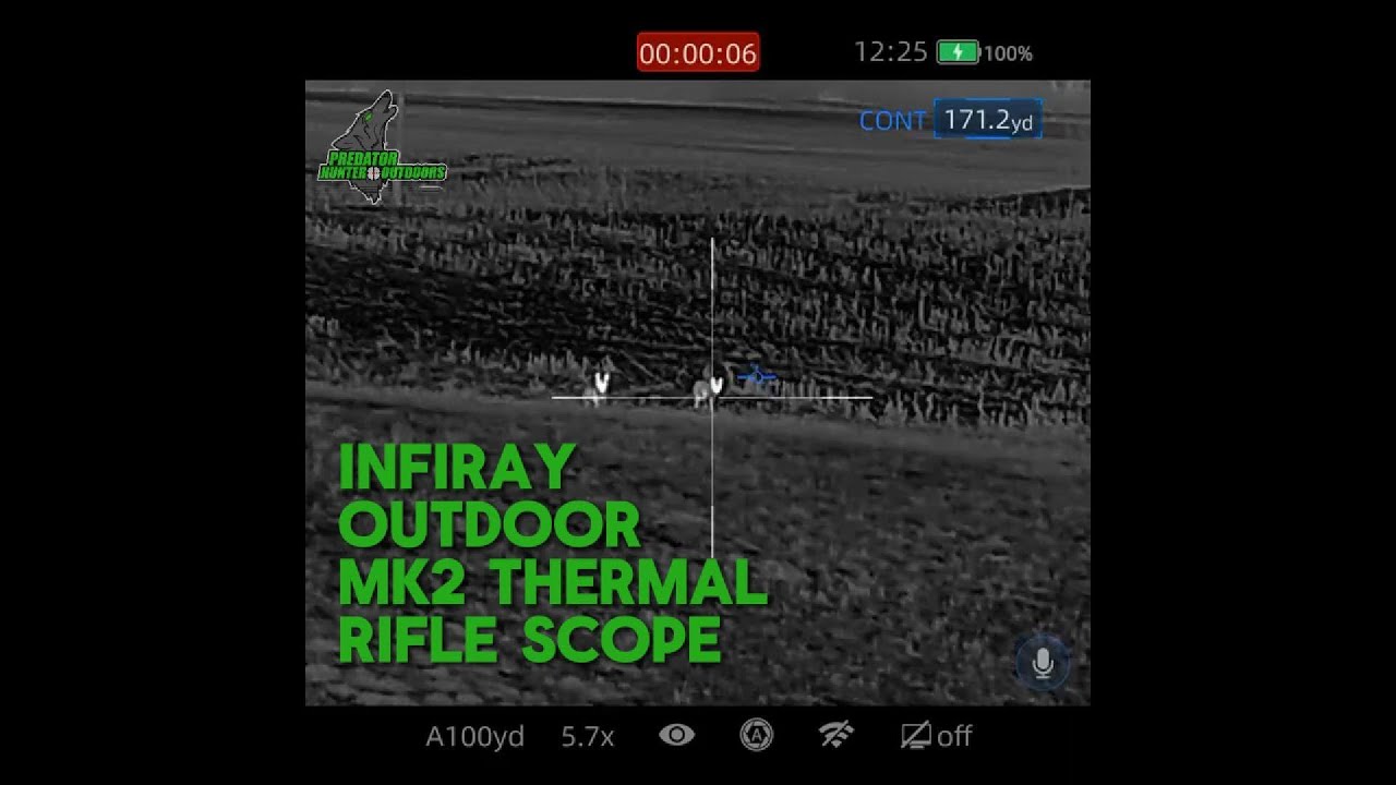 InfiRay Outdoor MK2 RH50R Thermal Riflescope in ACTION | PART 2 | Thermal Coyote Hunting