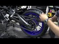 change tires on the YAMAHA TRACER 900