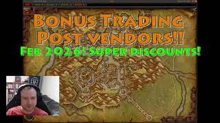 Bonus Trading Post vendors!